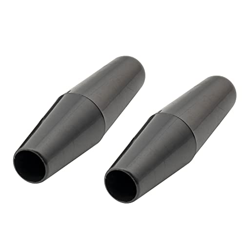Musiclily Basic Plastic Guitar Tremolo Arm Tips Tremolo Bar Caps for Strat Style Electric Guitar 6mm Whammy Bar, Black (Set of 2)