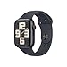 Apple Watch SE (2. Generation) GPS + Cellular 44 mm Smartwatch mit Aluminiumgehäuse in Mitternacht und Sportarmband in Mitternacht (M/L). Fitness und Schlaftracker, Unfallerkennung, Retina Display