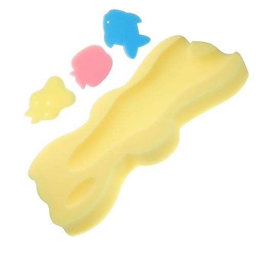 HANABASS Bath Cushion Mat Soft Newborn Bath Support Sponge Pad for Gentle and Non Slip Design Random Style for Comfortable Bathing Experience