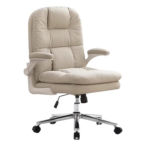 LYXXJRYBHD Silla de Oficina Cómoda con Balanceo de 15°, Altura Ajustable y Rotación de 360°, Silla de Gaming Ergonómica para Oficina En Casa
