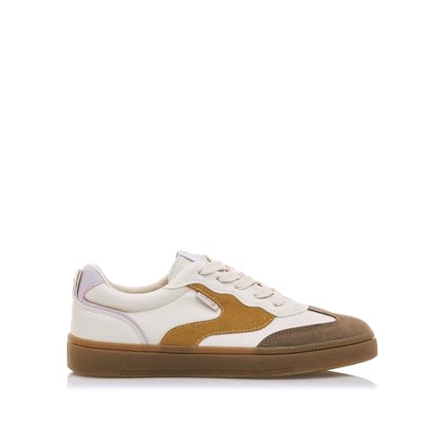 MTNG Deportivas Mujer Deportivas Roy 60825 Mujer | Deportivas Casual | Cierre con Cordones | 59751 | Beige