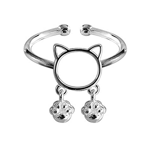 Bague chat creux argent 925 le bijou idéal pour sublimer vos tenues quotidiennes