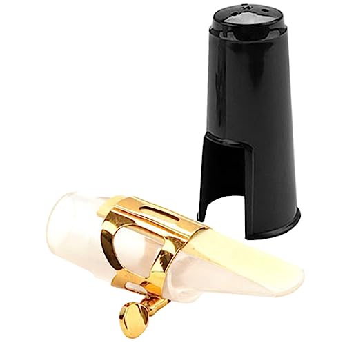 BESPORTBLE Alto Saxophone Mouthpiece Kit with Metal and Cap Durable Replacement for Alto Saxophones Easy Installation Professional Use Simple and Elegant Design