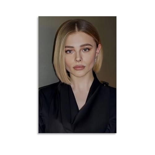 ZWWHUG Chloë Grace Moretz- Lienzo estético para decoración de dormitorio, pintura decorativa para pared, sala de estar, dormitorio, pintura sin marco, estilo 40 x 60 cm