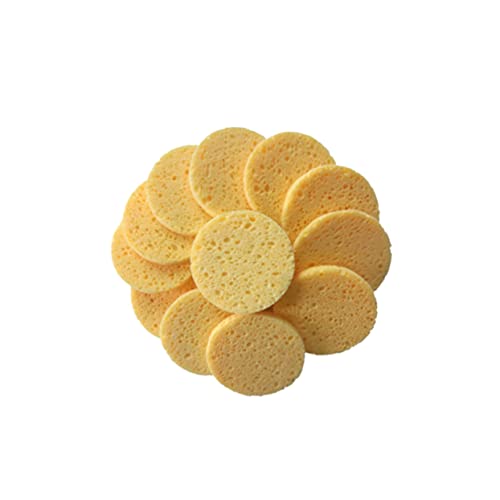 NULYLU 20pcs Reusable Makeup Remover Pads Soft Cotton Pads for Face Cleansing Round Sponge Cushions Skin-friendly Makeup Cotton