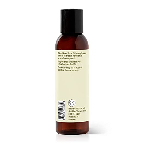 Plant Therapy Meadowfoam Carrier Oil 4 Fl. Oz Base Oil For Aromatherapy, Essential Oil Or Massage Use #TOP3