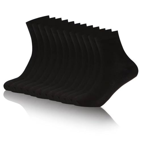 Bamboo Low Quarter Thin Ankle Sock for Men and Women Natural Breathable Comfortable Socks 6 Pairs