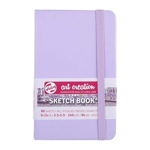 Talens Art Creation Skizzenbuch, 80 Blatt, 9 x 14 cm, Pastellviolett