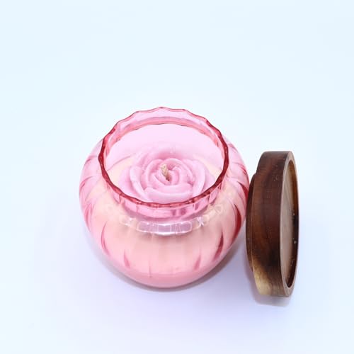 Bougie parfumée fleur de cerisier et cire de soja artisanale de Grasse