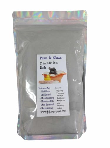 Chinchilla Dust Volcaninc Very clean Fine low dust All Natural super fine makes chinchillas super clean and soft