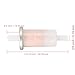 2 PCS Fuel Filter 49019-1055 49019-0032 Compatible with Kawasaki Mule Motorcycle ATV 610 600 2510 3010 Engine FD501D FD501V FD590V FD611V FD620D FD661D FD671D FD711D FD750D FD791D FD851D