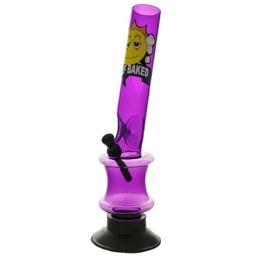 Vastu Acrylic Bong Waterpipe - B Frank (Random Colour Delivery) - 30cm