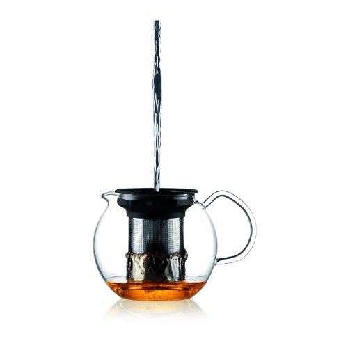 Bodum Assam Teapot, Glass Teapot With Stainless Steel Filter, 34 Ounce #TOP2
