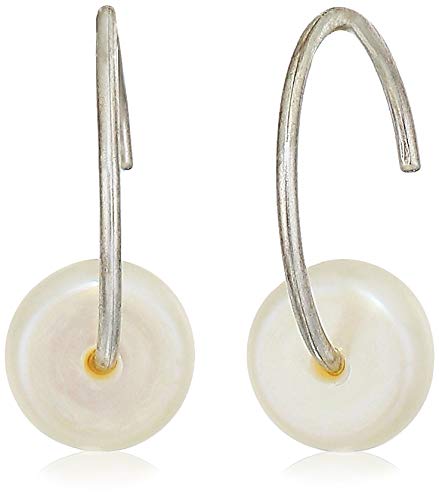 Preisvergleich Produktbild Lucky Brand Jewelry Mini Pearl Huggie Earrings, Silver