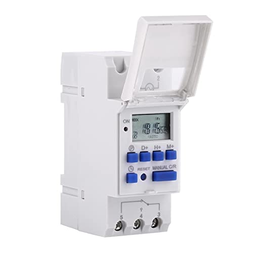 Interrupteur horaire programmable AHC15A 220V 16A avec écran LCD et 28 programmes - 2