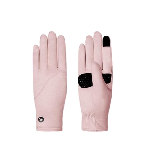 Riscaldati In Velluto Tedesco Da Donna Per Ciclismo Bici Elettrica Più Touch Screen Antivento Addensato In Velluto Calore Ciclismo E Protezione Dal Freddorosa BOne Size