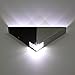 Lightess Modern Sconces 5W Up Down Led Wall Sconce Lights Triangle Shape Decorative Mini Lamp for Bathroom Vanity Lighting, Cold White