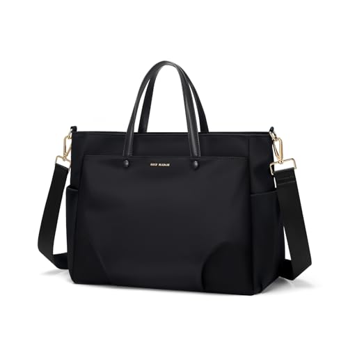Piel Sensible, Tools Bolso de hombro para ordenador portátil de 14 pulgadas, bolso de transporte para mujer, bolso elegante para trabajo y viajes