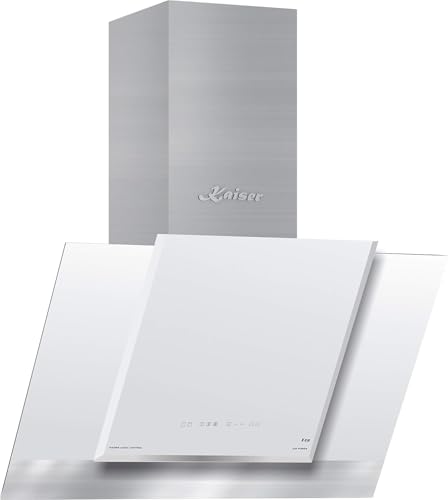Kaiser Campana extractora 60 cm AT 6438 FW ECO Exclusiva campana extractora 910 m³/h | campana de pared de acero inoxidable| TouchControl | pantalla LED | temporizador | campana de
