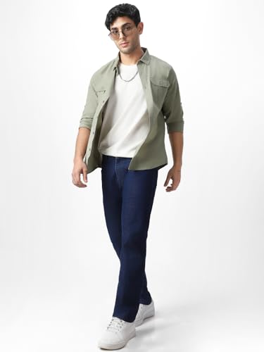Image of Urbano Fashion Men's Cotton Full Sleeve Regular Fit Casual Solid Shirt