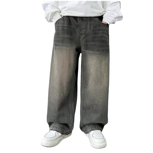 Jungen Jeanshose Denimhose Baggy Jeans Cargohose Kinder Straight Jeans...