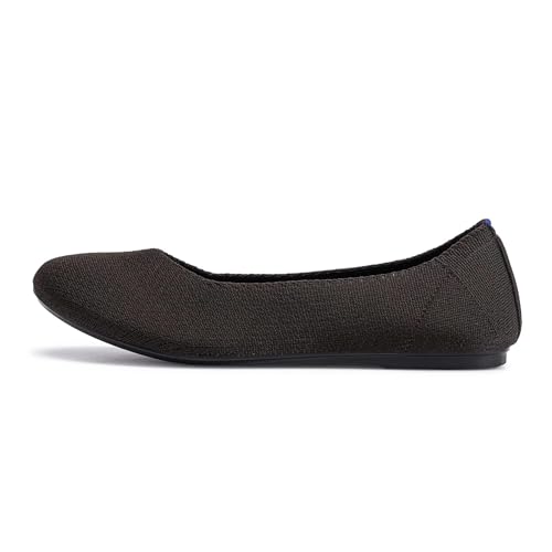 Image of Frank Mully Women's Ballet Flat Shoes Knit Dress Shoes Round Toe Slip On Ballerina Flats for Woman Low Wedge Comfort Soft