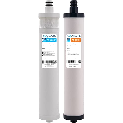 Aquasure Dash Series Complete Ultrafiltration (UF) Dual Cartridges Filter Bundle