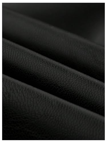 WDIRARA Women's Plus Size PU Leather Zip Up Crop Jackets Color Block Asymmetrical Long Sleeve Coat4