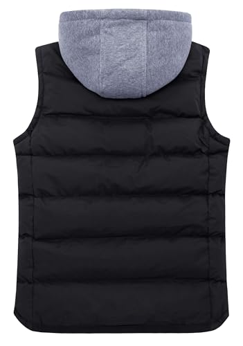 Image of ZSHOW Men's Puffer Vest Removable Hooded Vest Outdoor Winter Vest