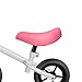 Aymzbd Kids Bike Saddle Bicycle Saddle with Seat Post Equipment Supplies Balance Bicycle Seat for Boys Outdoor Sports Riding Girls, Pink