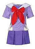 HOLRAN The Future Diary Gasai Yuno Set 2nd Cosplay Costume (XX-Large) Purple