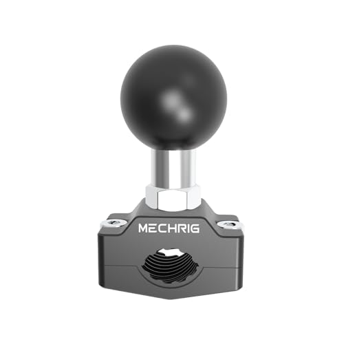 Image of Aluminum Alloy Handlebar Clamp Mount, U-Bolt Base with 1 inch Ball Head Compatible with RAM Mount Double Socket Arm& Motorcycle Ebike Bike Phone Holder,Fit for 0.39 inch to 0.63 inch Diameter,78013