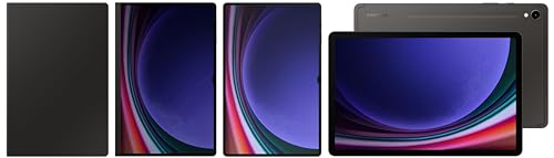 Image of Samsung Galaxy Tab S9 Ultra, RAM 12 GB, ROM 512 GB Expandable, Wi-Fi Tablet, Gray with S9 Ultra Screen Protector, Transparent & S9 Ultra Privacy Screen, Black & S9 Ultra Book Cover Keyboard, Black