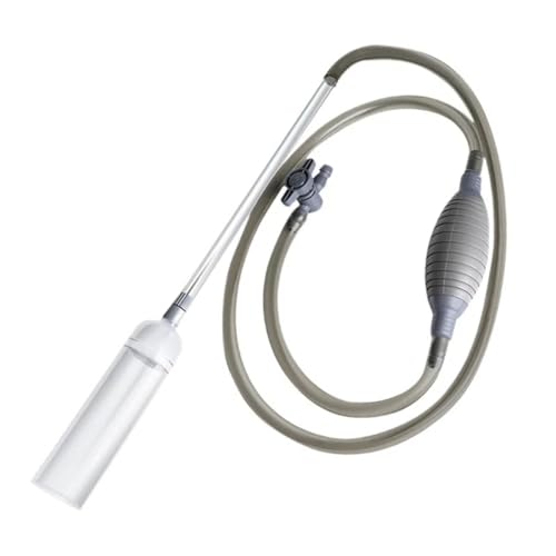 cibooleo 水槽清掃パンプ 手動式 水換えポンプ - 底砂クリーナー付き 半自動排水器 アクアリウム用 砂利/泥/魚の排泄物除去 使いやすい設計(2.6米)