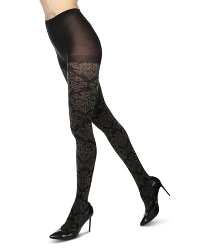 MeMoi Exquisite Glam Baroque Opaque Tights
