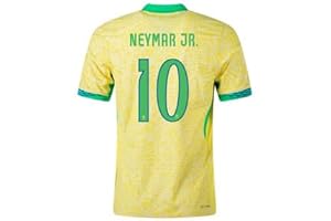 #10 Neymar Jr Brazil Soccer Jersey 2024/2025 Copa America Yellow