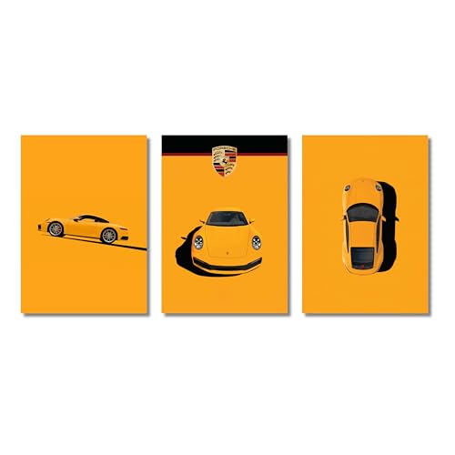 Image of LiveMad Live Crazy LMLC Super Cars Paper Poster A4-50 Super Cars (50 Posters) (Super Car A4 Paper Design 5)