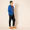 Amazon Essentials Men's Full-Zip Fleece Hoodie (Available in Big & Tall), Blue, L #4