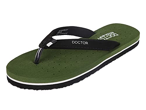 Image of DOCTOR EXTRA SOFT House Slipper for Women's Care Dr Orthopaedic Super Comfort Fitting Flat Cushion Chappal Flip-Flop for Ladies & Girl's