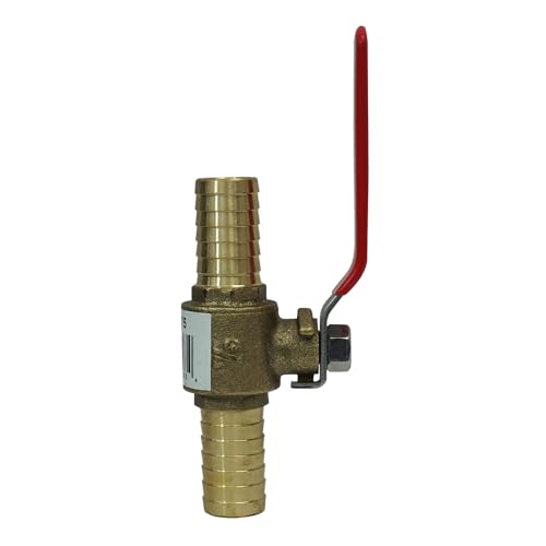 Merrill MFG BBVINL75 Heavy Duty 3/4\" No Lead Brass Ball Valve, Full Port, NPT, 600 WOG