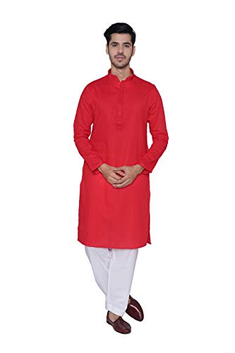 Image of Manthan Art Silk Kurta for Men