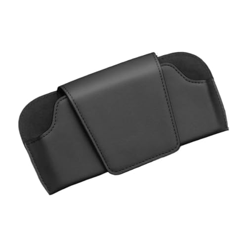Étui à lunettes de voiture pour trajets sereins, boîte de rangement noire clipsable