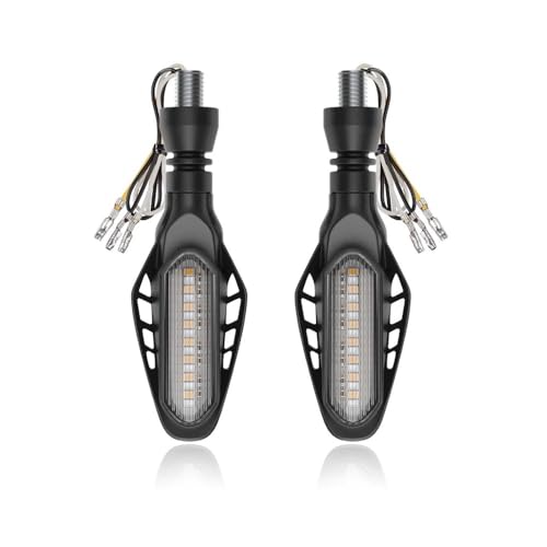 Clignotant bicolore pour moto haut de gamme avec feu stop intégré 4 pièces