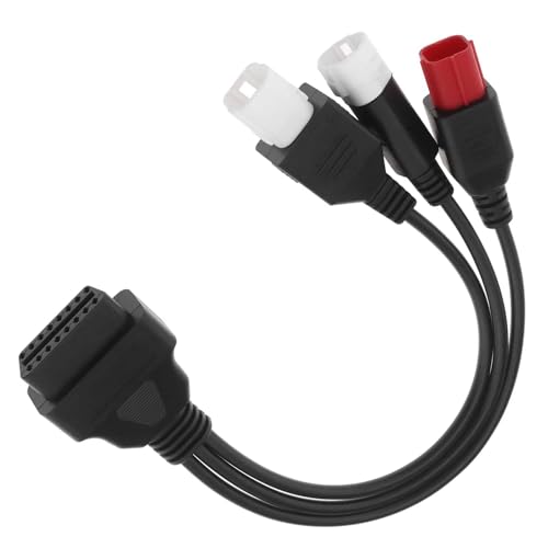 Cable OBD2 para Honda y Yamaha con adaptador de 3, 4 y 6 pines para lector de códigos
