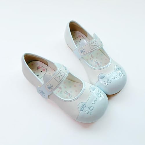 ZQW Women's Cute Kitten Mary Jane Flats Kawaii Sweet Round Toe Low Heel Comfort Casual Dressy Ballet Shoes Lolita Cosplay2