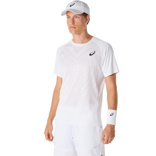 ASICS Men's Match ACTIBREEZE Short Sleeve TOP Tennis Apparel3