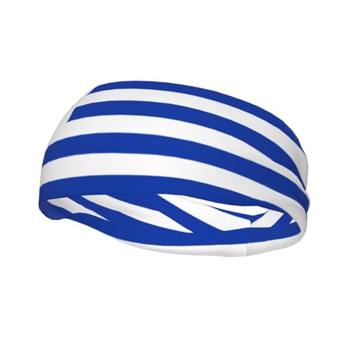 Image of Cute Flag Headbands Women Men Flag Sweatband Sports Headband for Running, Cycling, Yoga Gym, Working Out