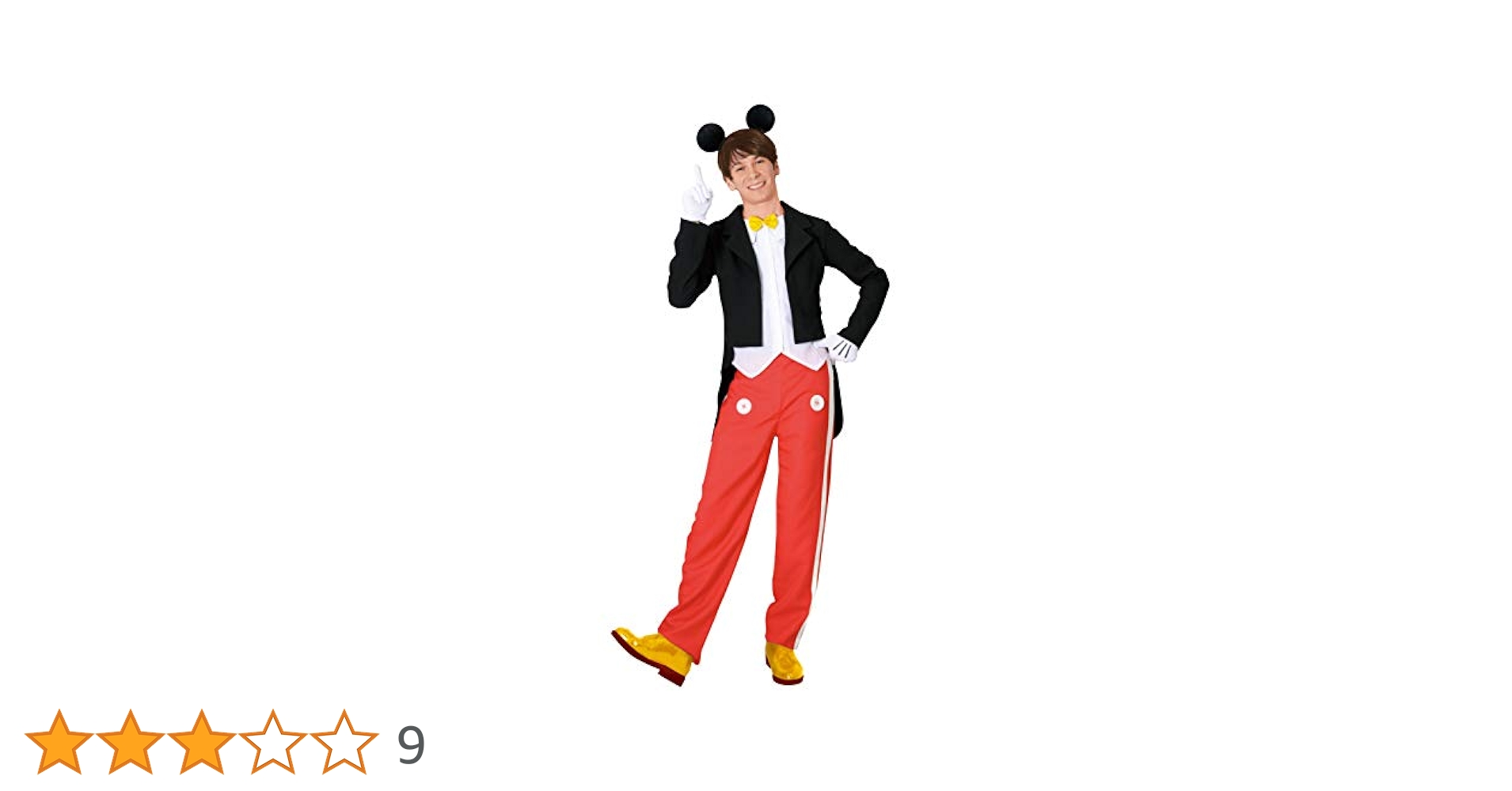 【USディズニー】ミッキー★コスチューム80（12-18ヶ月） Disney Mickey Mouse USディズニー ミッキーマウス コスチューム