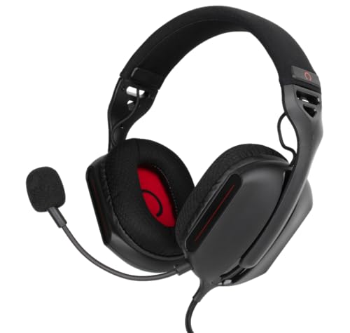 Auriculares gaming circumaurales Konix Skylite negros con micrófono para Nintendo Switch 2