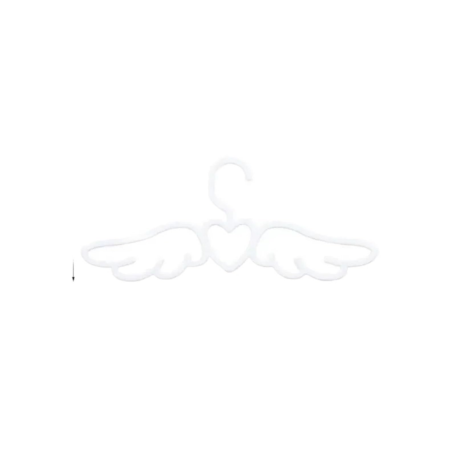 20/10/5pcs Hanger Clothes Household Drying(White,20PCS)